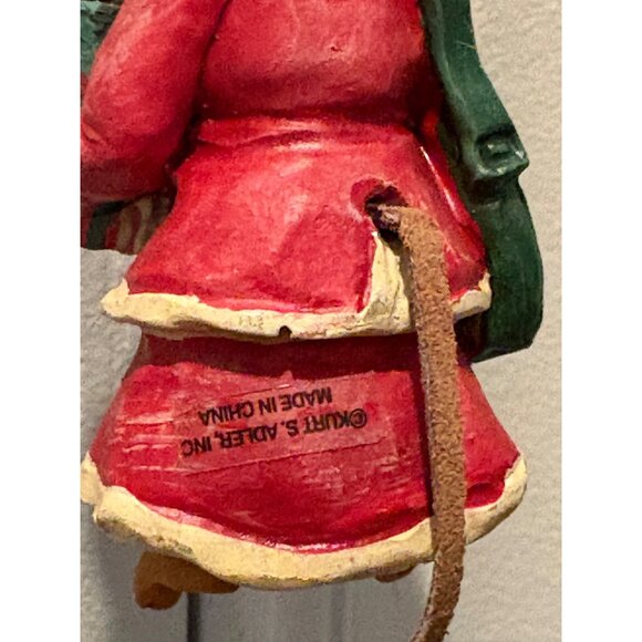 Kurt Adler Christmas Mouse Hanging Ornament "Born To Shop" With Gift & Bag - Picture 3 of 3